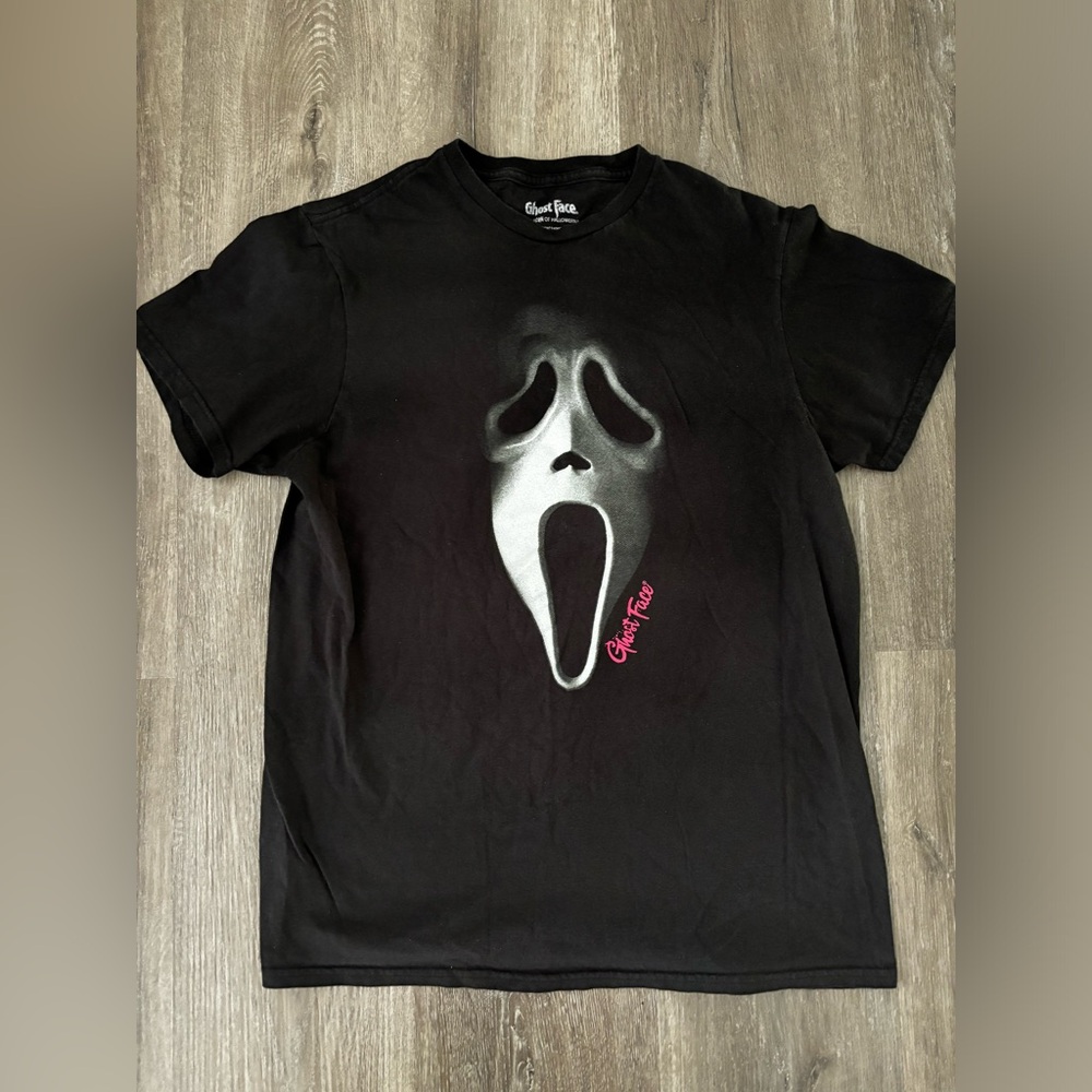 Ghost Face Tshirt Size Medium Halloween Scream
